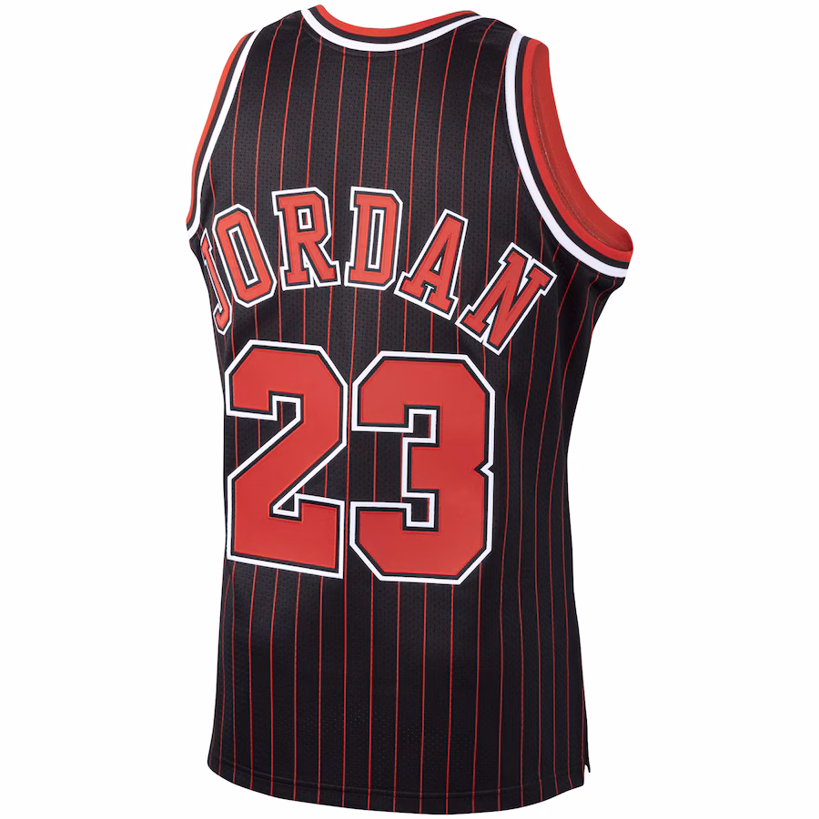 Michael Jordan Maglia Hardwood Classics 1995/96 dei Chicago Bulls Mitchell & Ness - Nero