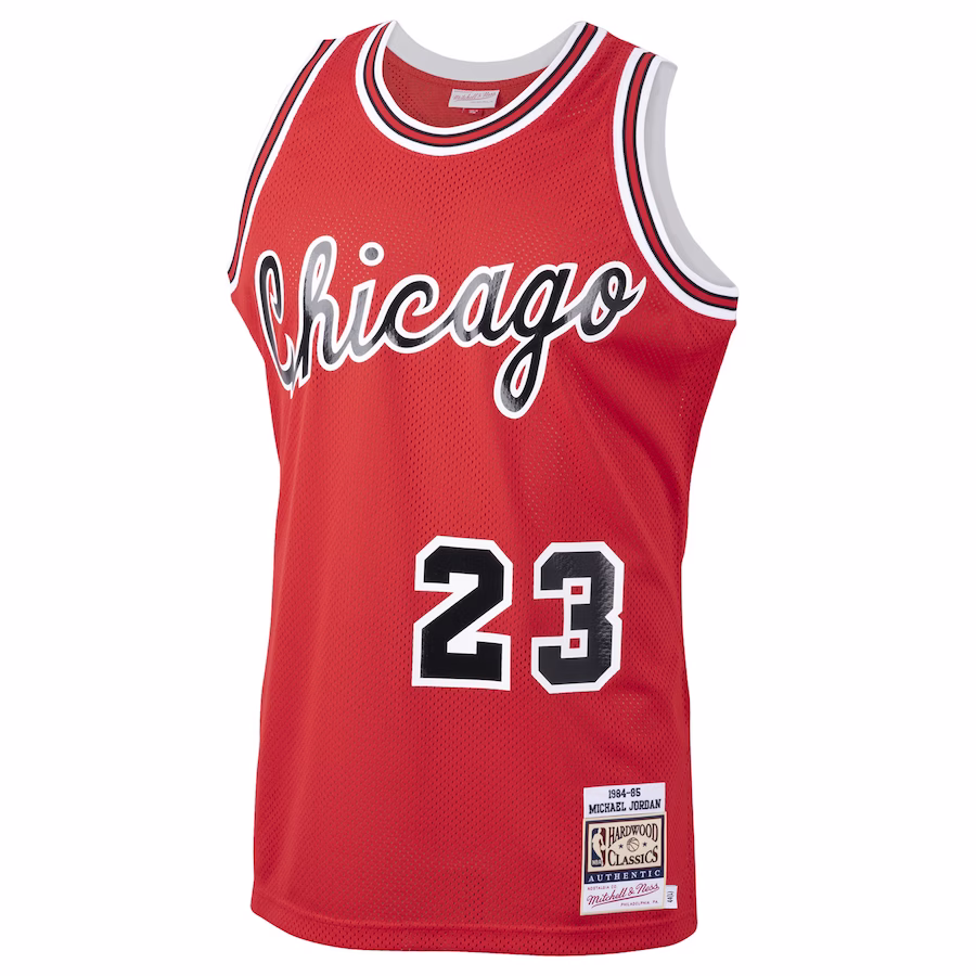 Michael Jordan Maglia di rookie classica 1984/85 dei Chicago Bulls Mitchell & Ness - Rosso
