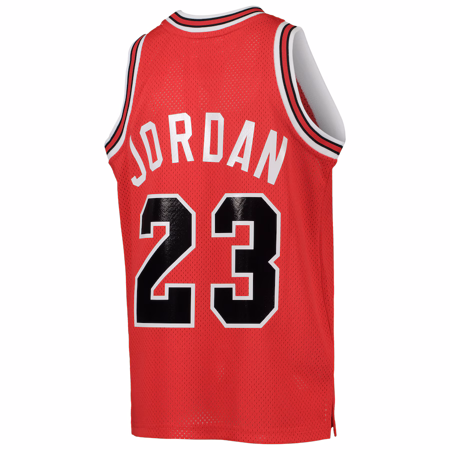 Michael Jordan Chicago Bulls Mitchell & Ness Youth 1984/85 Hardwood Classics Jersey - Red