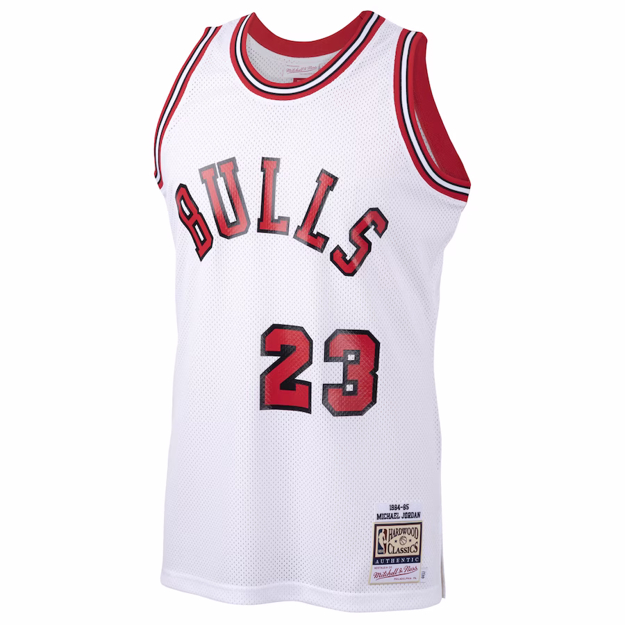 Michael Jordan Chicago Bulls Mitchell & Ness 1984/85 Classic Rookie Jersey - White