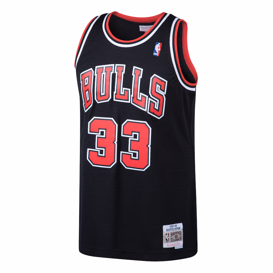 Scottie Pippen Chicago Bulls Mitchell & Ness 1997/98 Hardwood Classics Swingman-Jersey - Schwarz