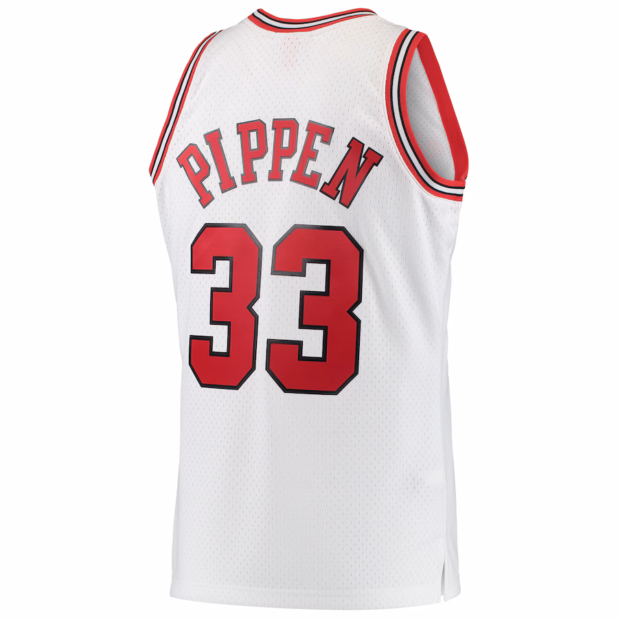 Scottie Pippen Maglia Swingman Hardwood Classics dei Chicago Bulls Mitchell & Ness - Bianco