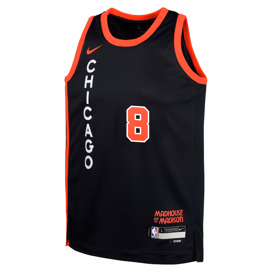 Zach LaVine Chicago Bulls Jugend Swingman Replica-Jersey - City Edition - Schwarz