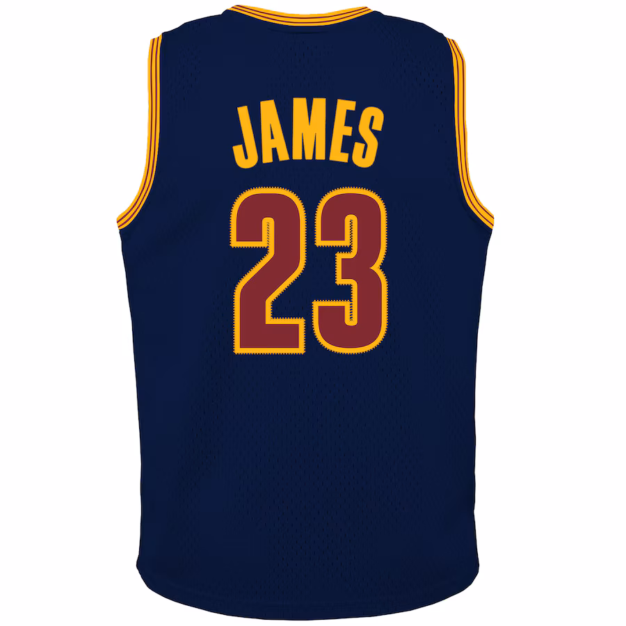 LeBron James Cleveland Cavaliers Mitchell & Ness Jugend 2015/16 Hardwood Classics Swingman-Jersey - Marineblau
