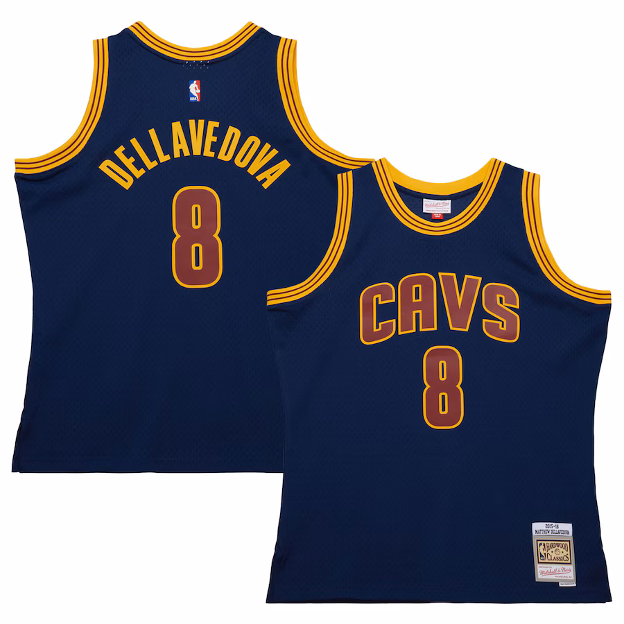 LeBron James Cleveland Cavaliers Mitchell & Ness Youth 2015/16 Hardwood Classics Swingman Jersey - Navy Blue