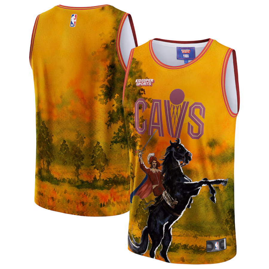 Cleveland Cavaliers KidSuper Studios Unisex Home Jersey - Gold