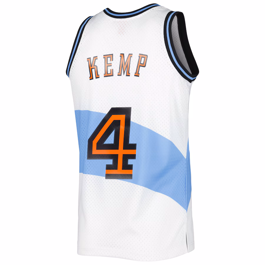 Shawn Kemp Maglia Swingman Hardwood Classics Mitchell & Ness dei Cleveland Cavaliers - Bianco