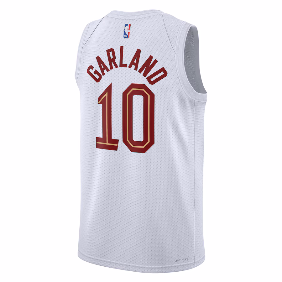 Darius Garland Camiseta Swingman Unisex de los Cleveland Cavaliers - Edición Asociación - Blanco