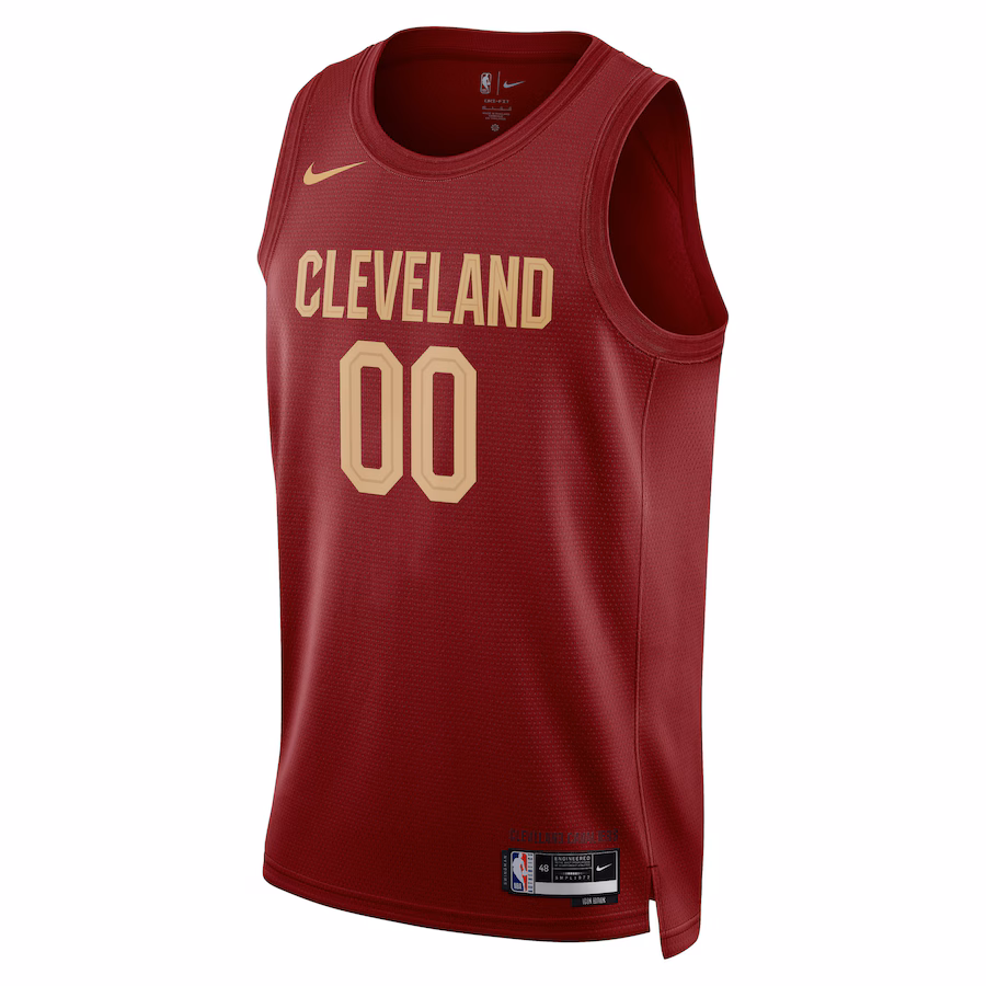 Cleveland Cavaliers Camiseta Swingman personalizada unisex - Edición Ícono - Color bourgogne