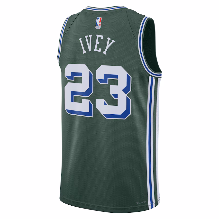 Jaden Ivey, Camiseta Swingman 2022/23 de los Detroit Pistons - Edición Ciudad - Verde