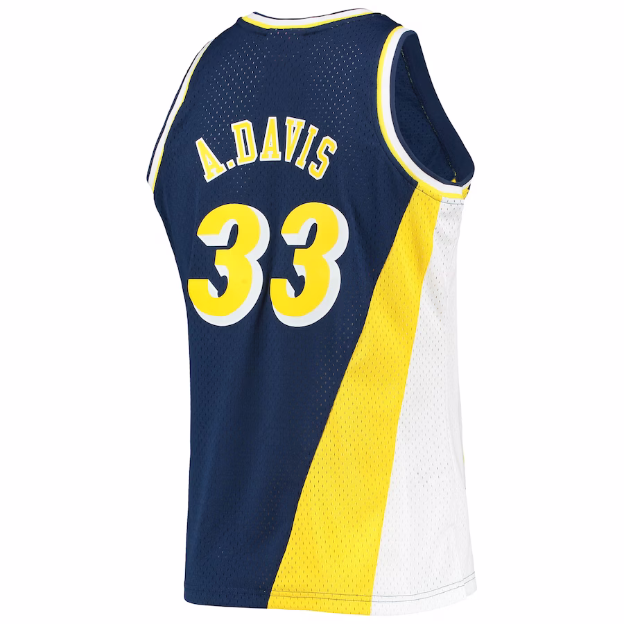 Antonio Davis, Indiana Pacers Mitchell & Ness 1996/97 Hardwood Classics Swingman Jersey - Navy Blue