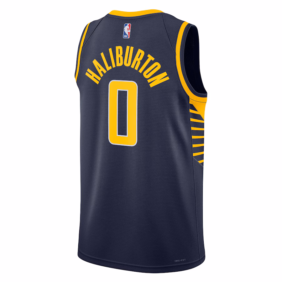 Tyrese Haliburton, Indiana Pacers Unisex Swingman Jersey - Icon Edition - Navy Blue