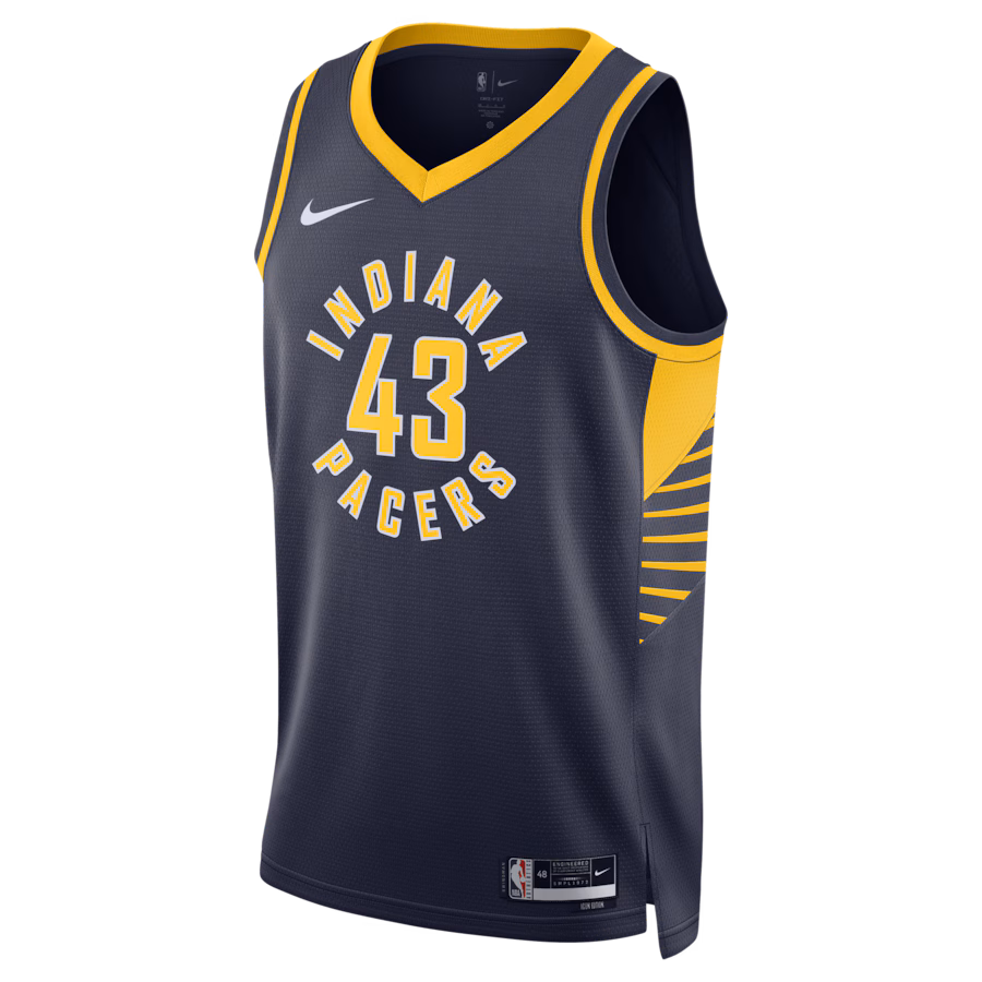 Pascal Siakam, Maillot Swingman unisexe des Indiana Pacers - Édition Icône - Bleu marine
