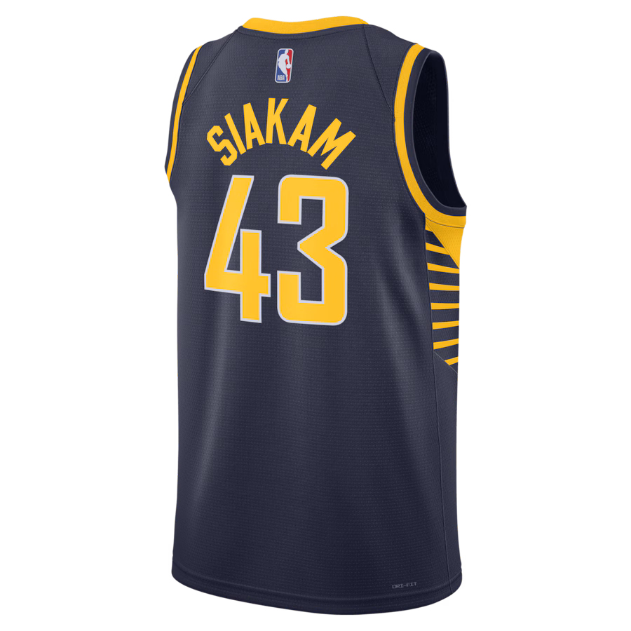 Pascal Siakam, Maillot Swingman unisexe des Indiana Pacers - Édition Icône - Bleu marine