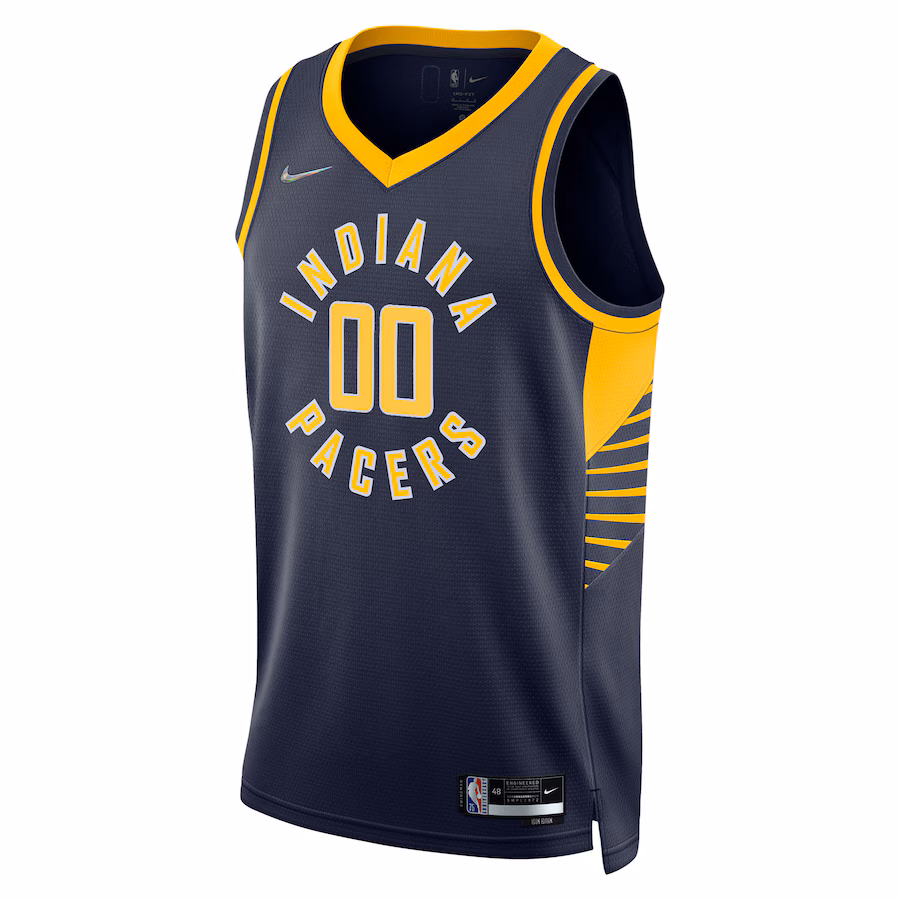 Indiana Pacers 2021/22 Diamond Swingman Custom Jersey - Icon Edition - Navy Blue