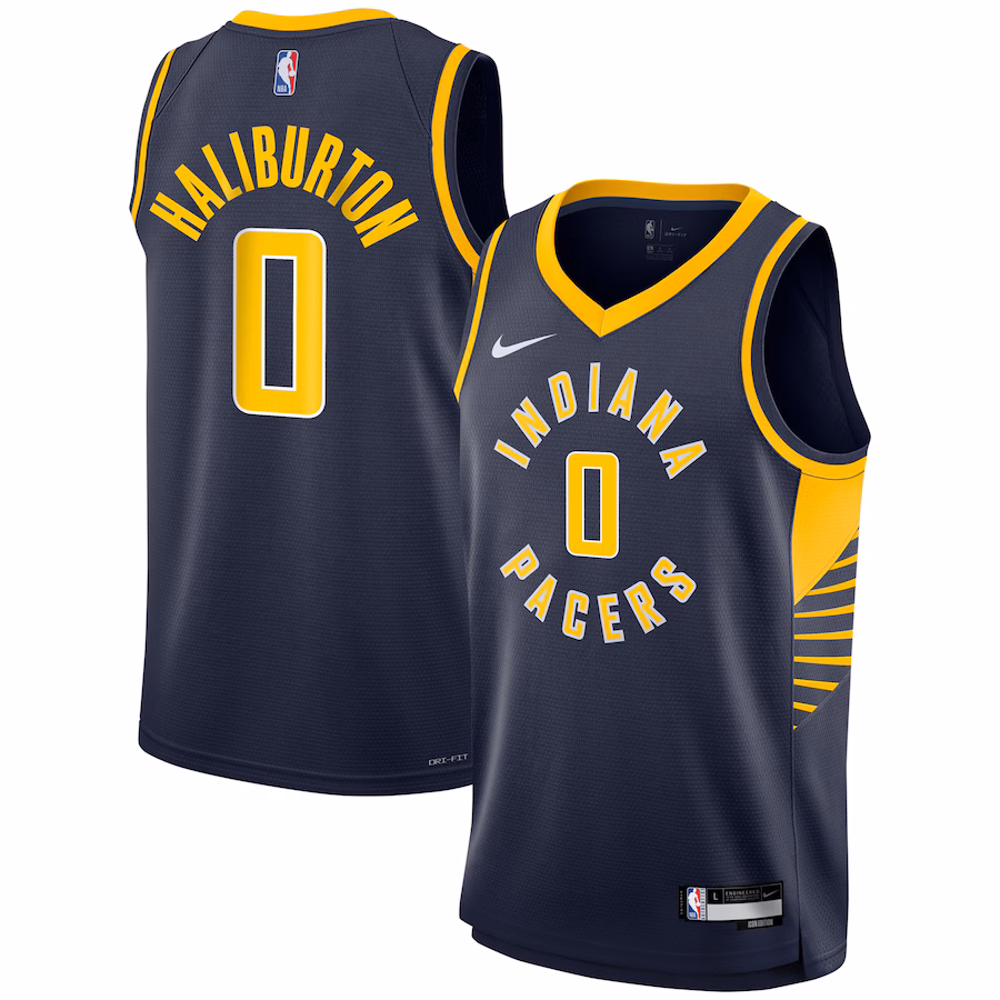 Tyrese Haliburton, Indiana Pacers Youth Swingman Jersey - Icon Edition - Navy Blue