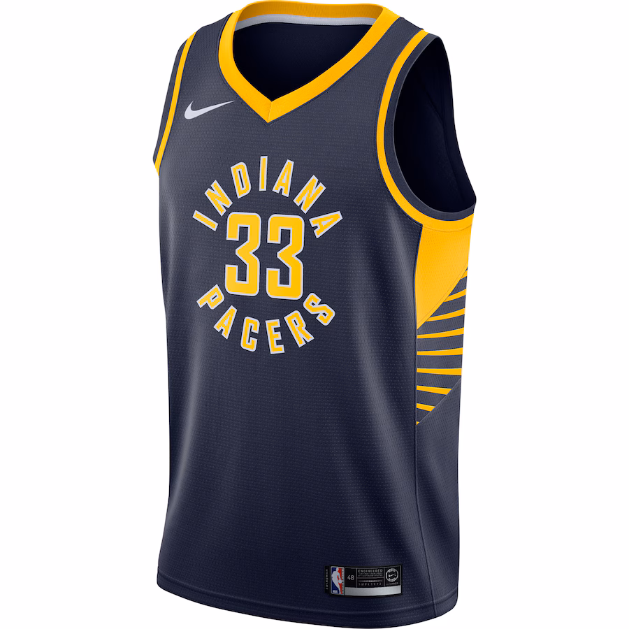 Myles Turner, Indiana Pacers Swingman-Trikot - Icon-Edition - Marineblau