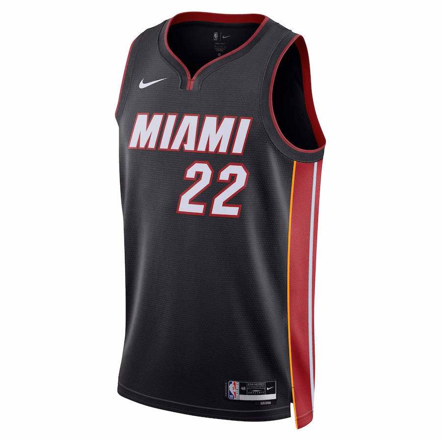 Jimmy Butler, Miami Heat Nike Unisex Swingman-Trikot - Icon-Edition - Schwarz