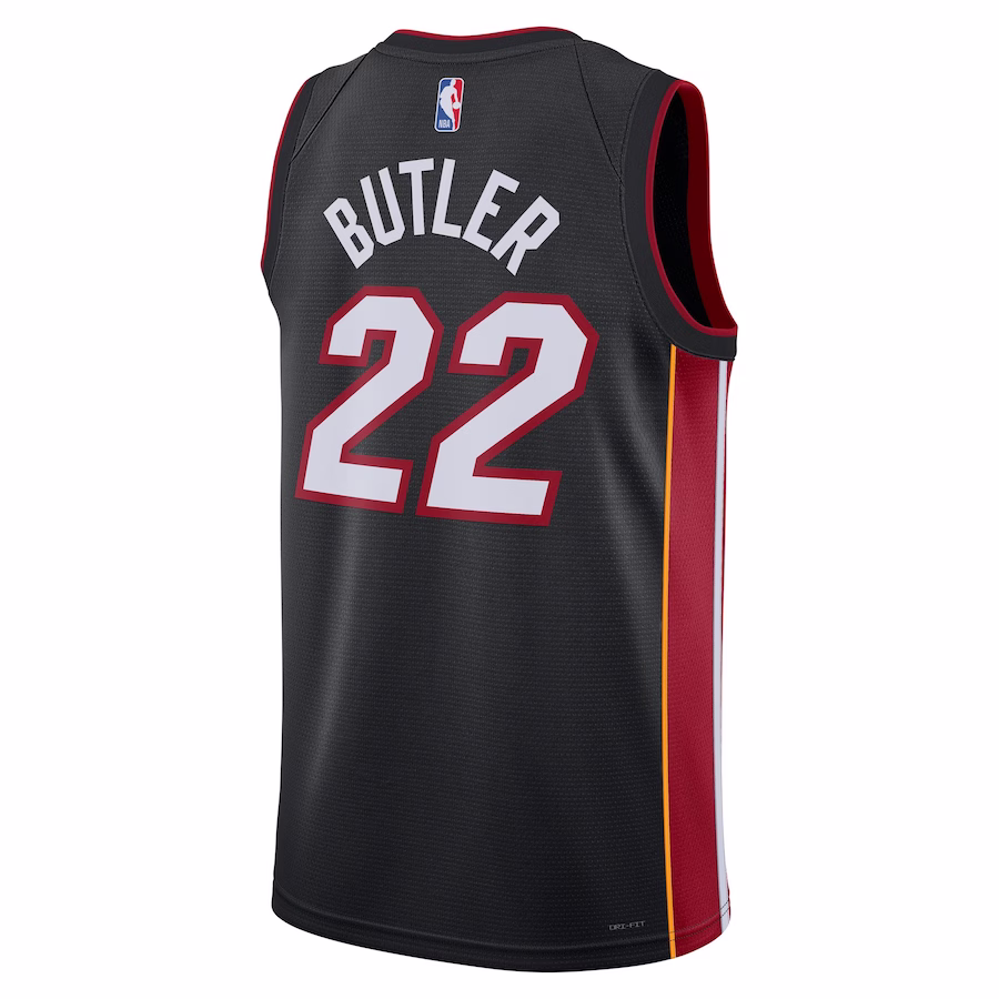 Jimmy Butler, Miami Heat Nike Unisex Swingman-Trikot - Icon-Edition - Schwarz