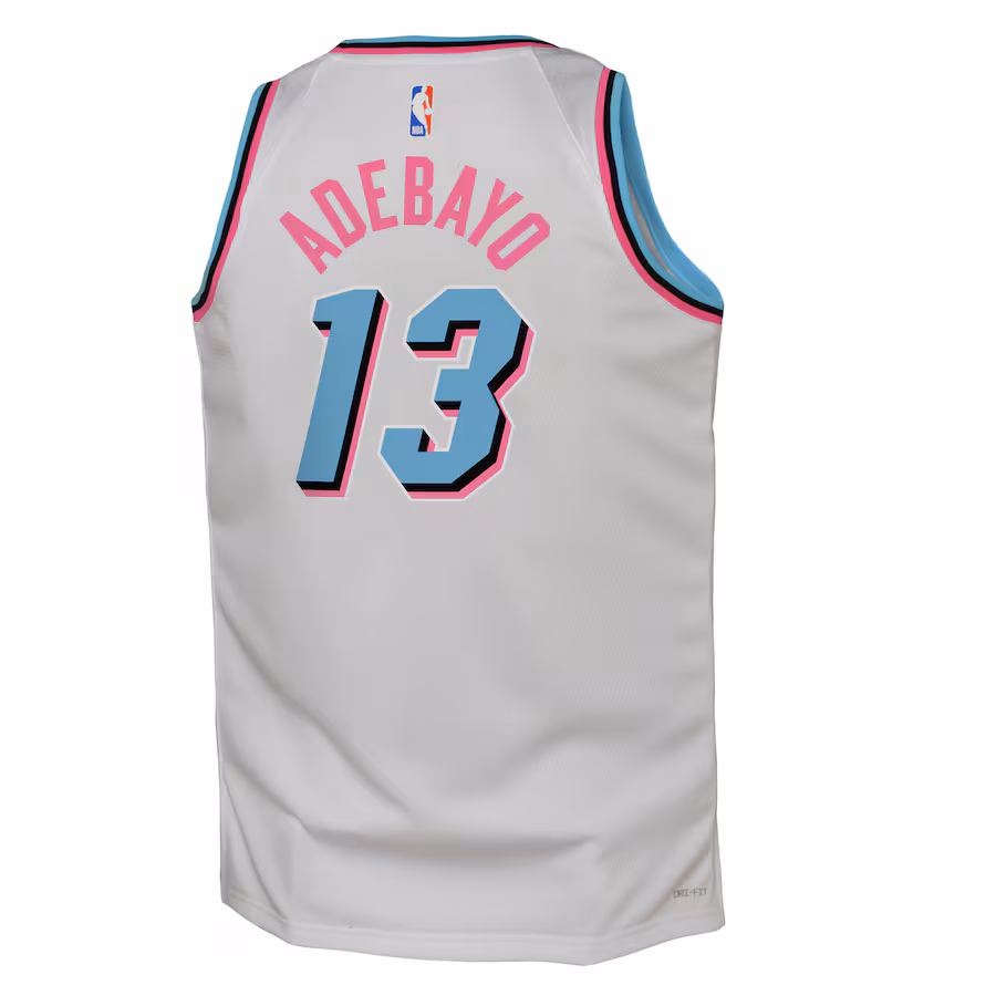 Camiseta Miami Heat Bam Adebayo Juvenil 2024/25 City Edition Swingman