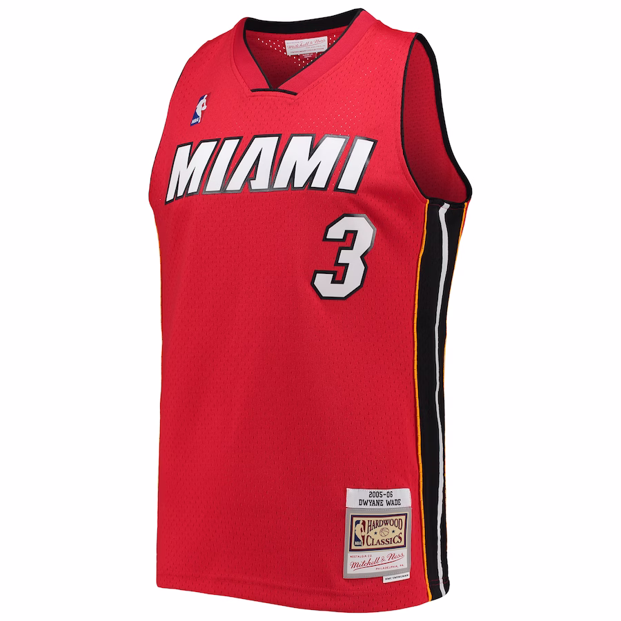 Maglia Dwyane Wade Miami Heat Mitchell & Ness Big & Tall Hardwood Classics 2005/06