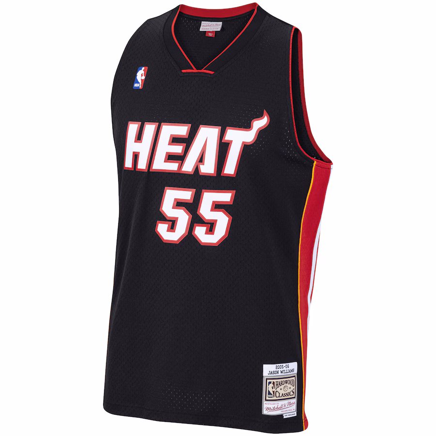 Jason Williams Miami Heat Mitchell & Ness 2005/06 Swingman Hardwood Classics Trikot