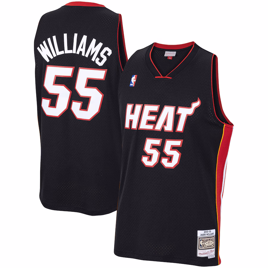 Jason Williams Miami Heat Mitchell & Ness 2005/06 Swingman Hardwood Classics Trikot