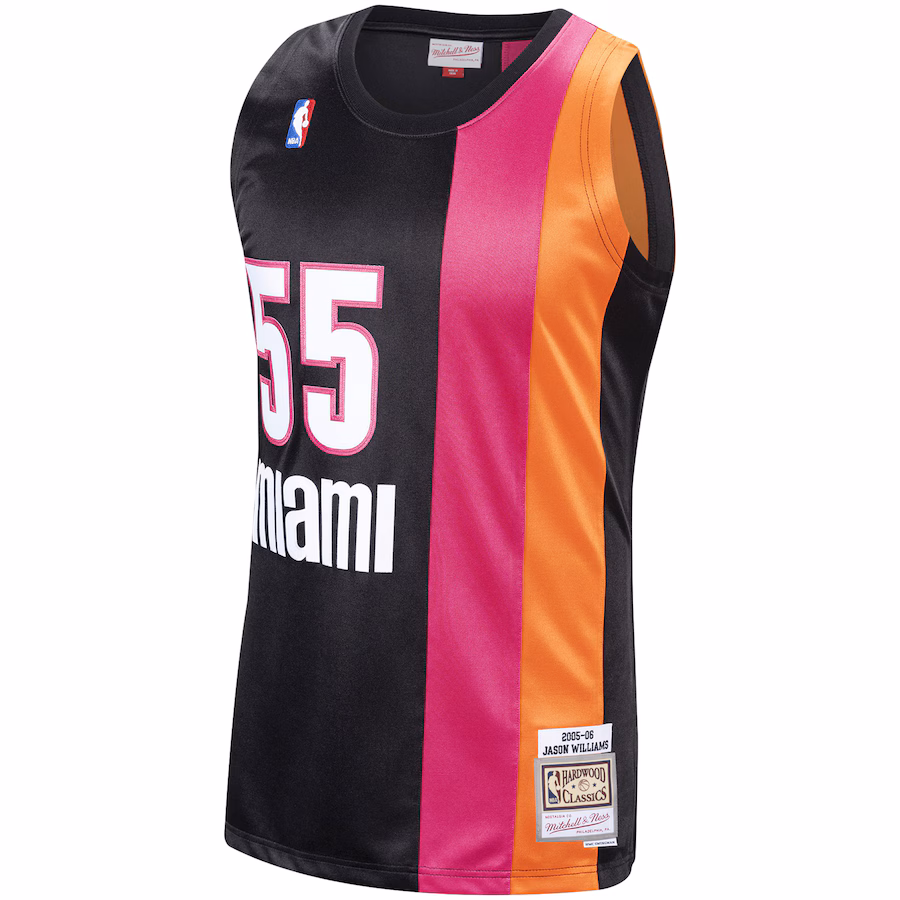 Jason Williams Miami Heat Mitchell & Ness 2005/06 Swingman Hardwood Classics Trikot