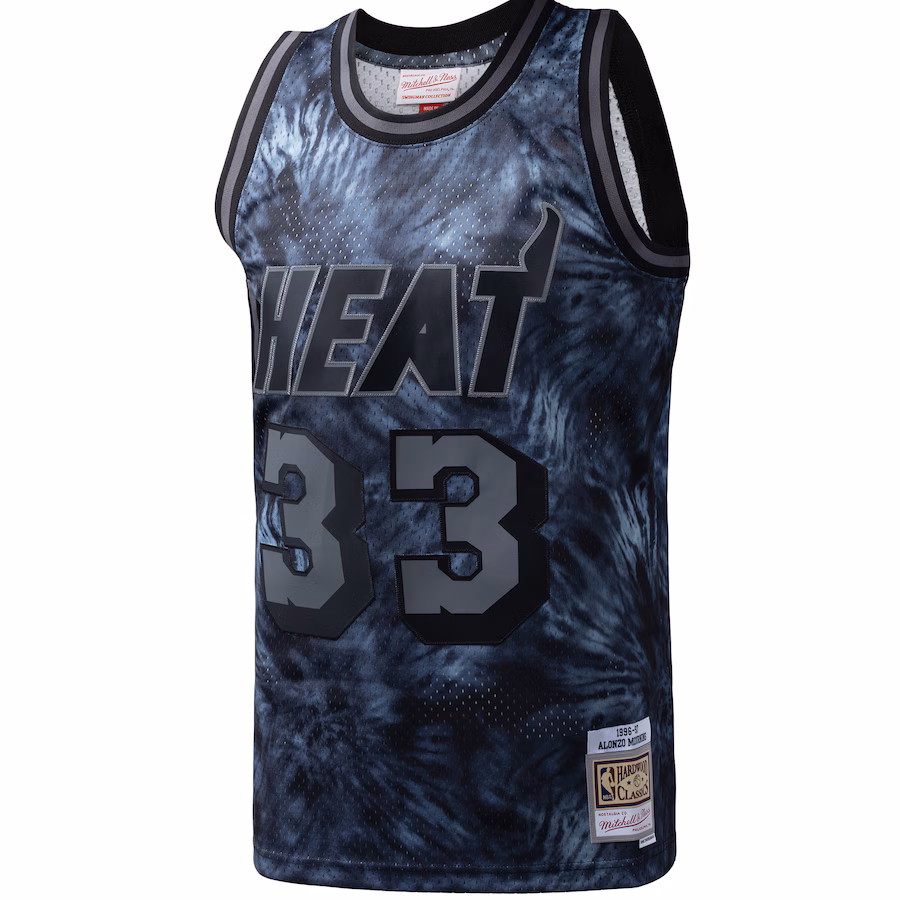 Alonzo Mourning Miami Heat Mitchell & Ness 1996/97 Hardwood Classics Swingman Trikot