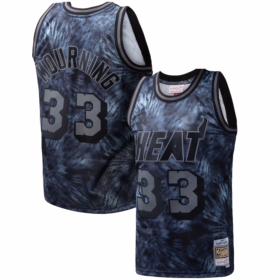 Alonzo Mourning Miami Heat Mitchell & Ness 1996/97 Hardwood Classics Swingman Trikot