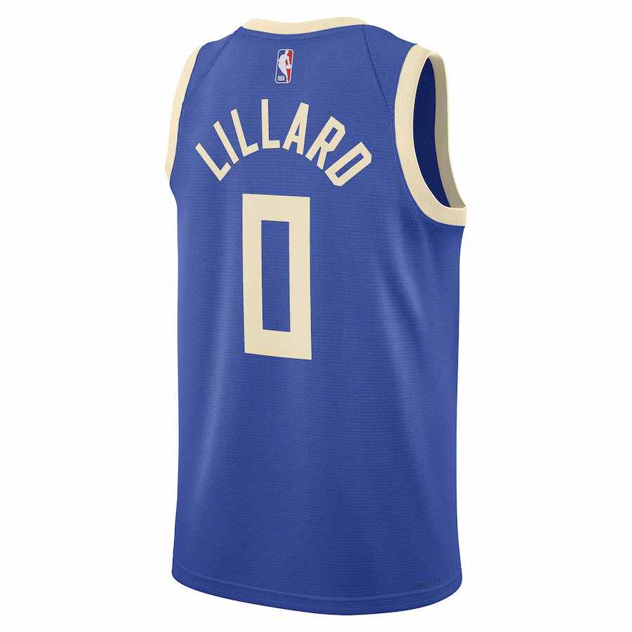 Maillot City Edition unisexe Milwaukee Bucks Damian Lillard 2024/25