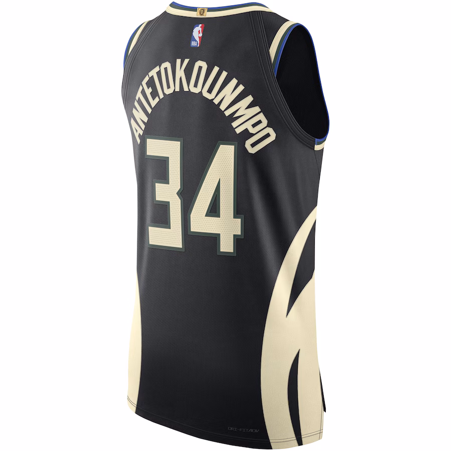 Giannis Antetokounmpo Bucks Jordan Statement Edition Swingman Jersey