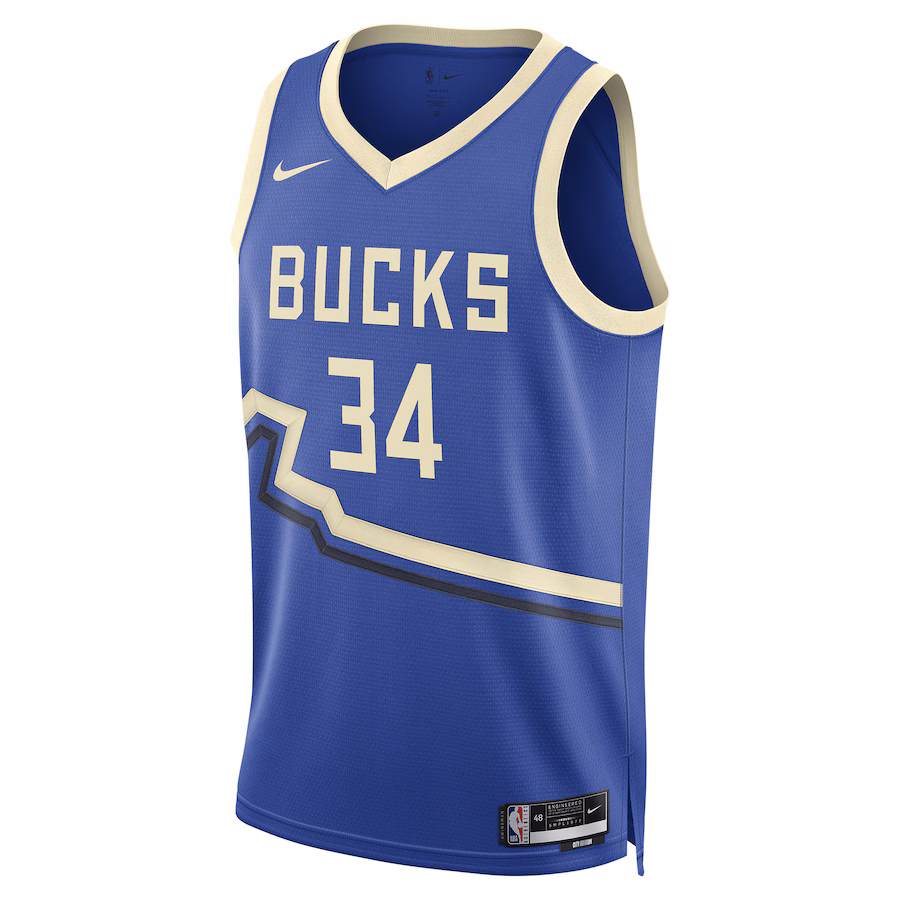 Giannis Antetokounmpo Milwaukee Bucks 2024-25 City Edition Unisex Jersey