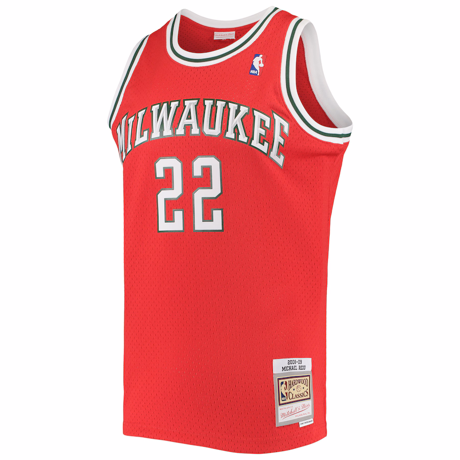 Michael Redd Bucks Mitchell & Ness 2008-09 HWC Retro Jersey