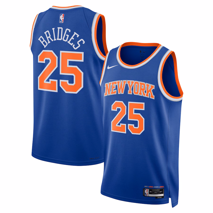 RJ Barrett New York Knicks 2022/23 City Edition Unisex Swingman Jersey Black