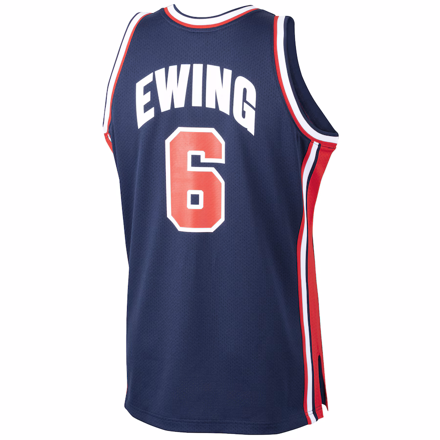 Patrick Ewing, US-Basketballteam Mitchell & Ness 1992 Dream Team Jersey - Marineblau