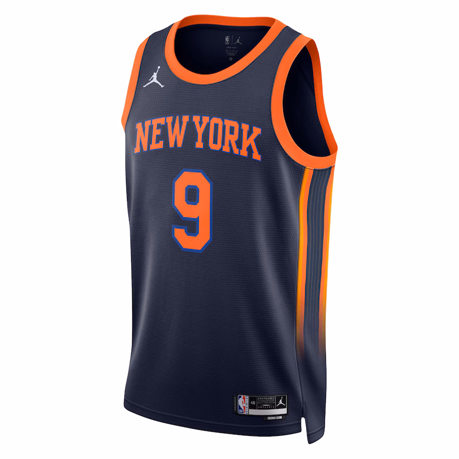 RJ Barrett New York Knicks Jordan Brand Unisex Statement Swingman Jersey