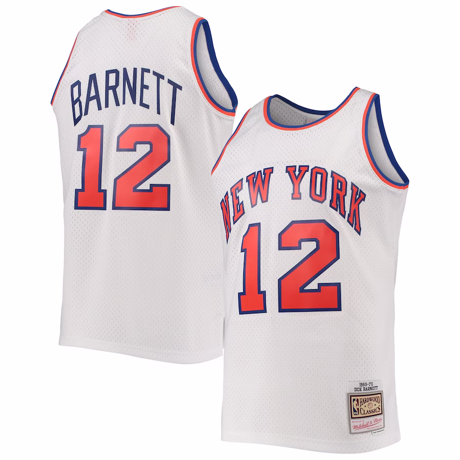 Dick Barnett New York Knicks Mitchell & Ness 1969/70 Hardwood Classics Jersey