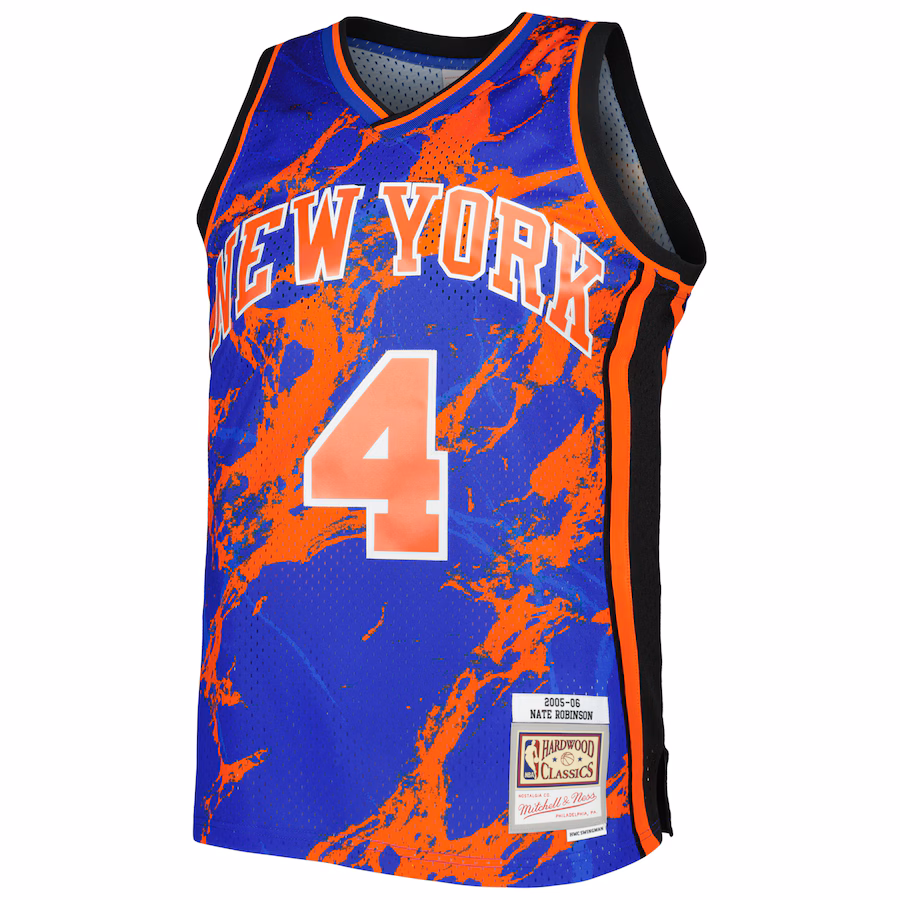 Maillot Swingman marbre Hardwood Classics Mitchell & Ness New York Knicks Nate Robinson 2005/06