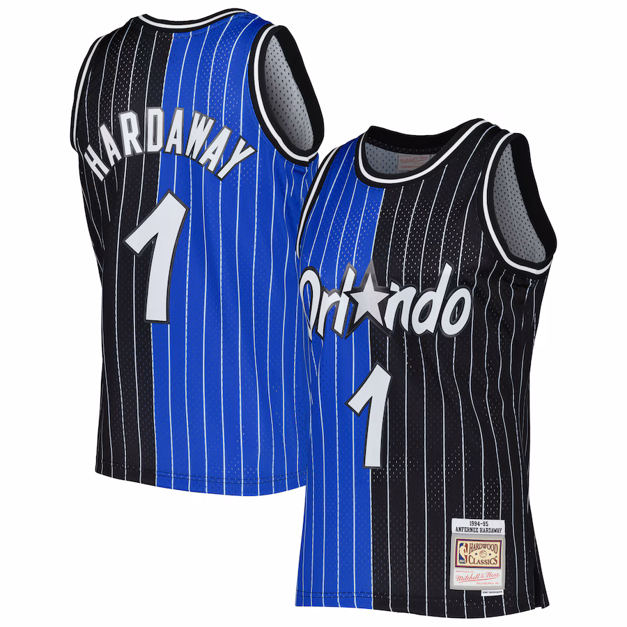 Penny Hardaway Orlando Magic Mitchell & Ness Hardwood Classics 1994/95 Split Swingman Jersey