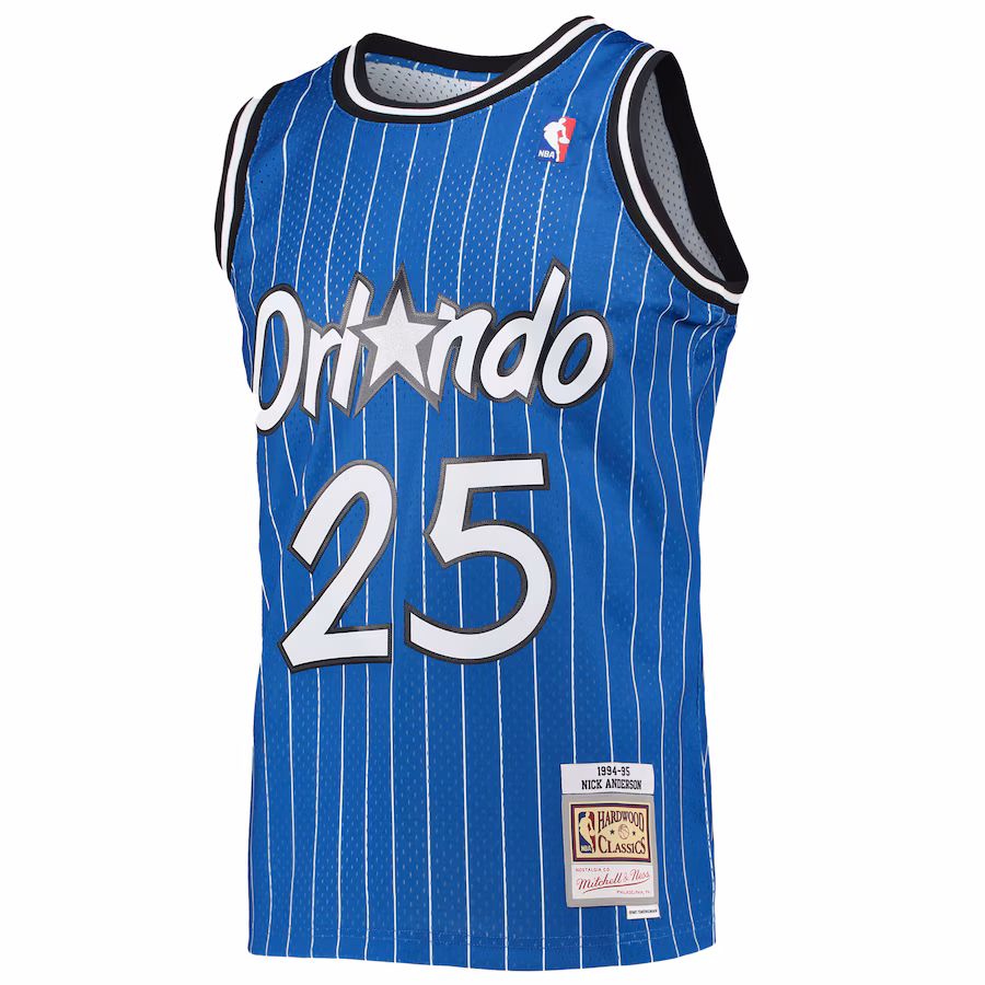 Nick Anderson, Orlando Magic Mitchell & Ness 1994/95 Classic Edition Swingman Jersey - Blue