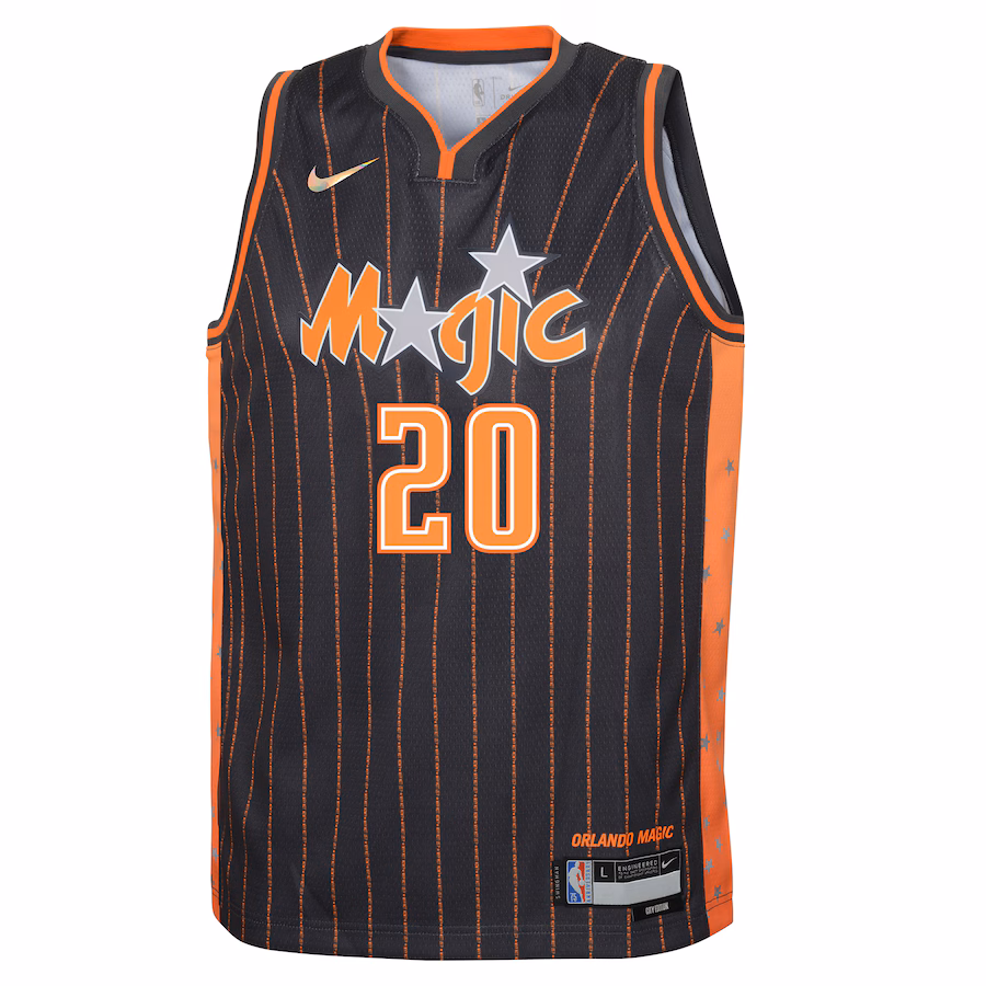 Markelle Fultz, Orlando Magic Jugend Swingman-Trikot - City-Edition - Dunkelgrau