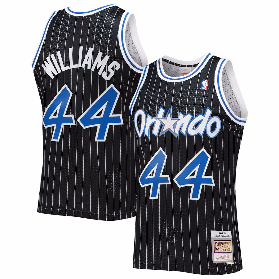 Jason Williams, Orlando Magic Mitchell & Ness 2009/10 Season Classic Edition Swingman Jersey - Black