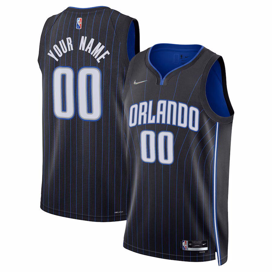 Orlando Magic 2021/22 Diamond Swingman Customized Jersey - Icon Edition - Black