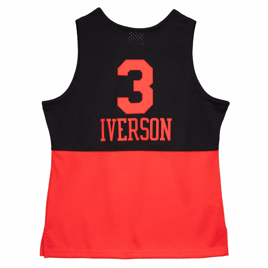 Allen Iverson Philadelphia 76ers Mitchell & Ness 2003/2004 Hardwood Classics Reload 2.0 Swingman Jersey - Schwarz