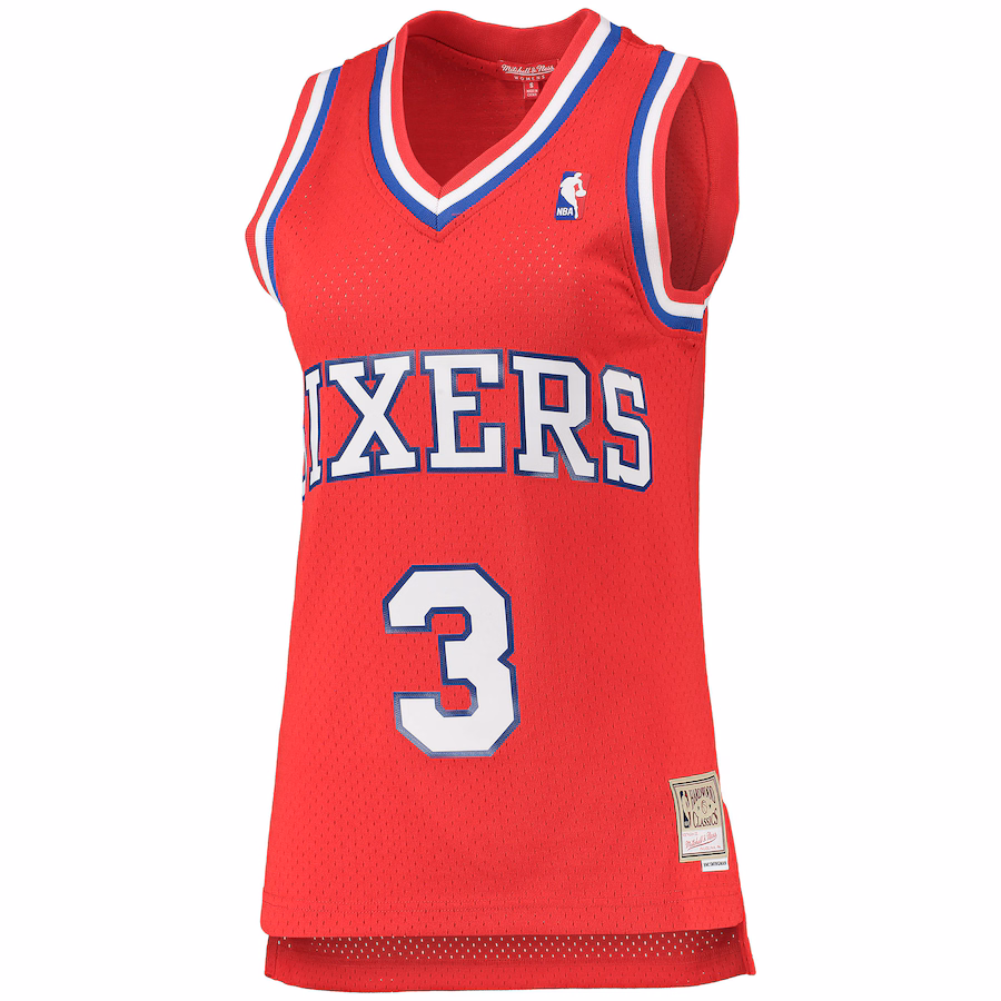 Allen Iverson 76ers Mitchell & Ness Women's 2002-03 HWC Jersey