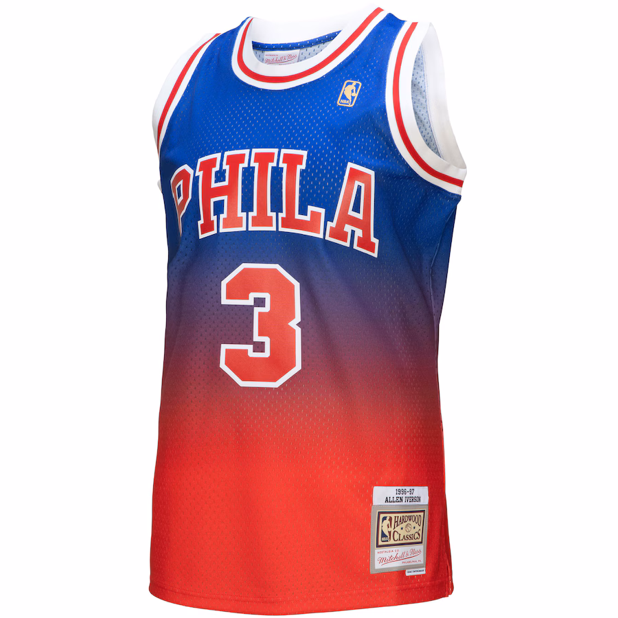 Allen Iverson Philadelphia 76ers Mitchell & Ness 1996/97 Classic Swingman Jersey