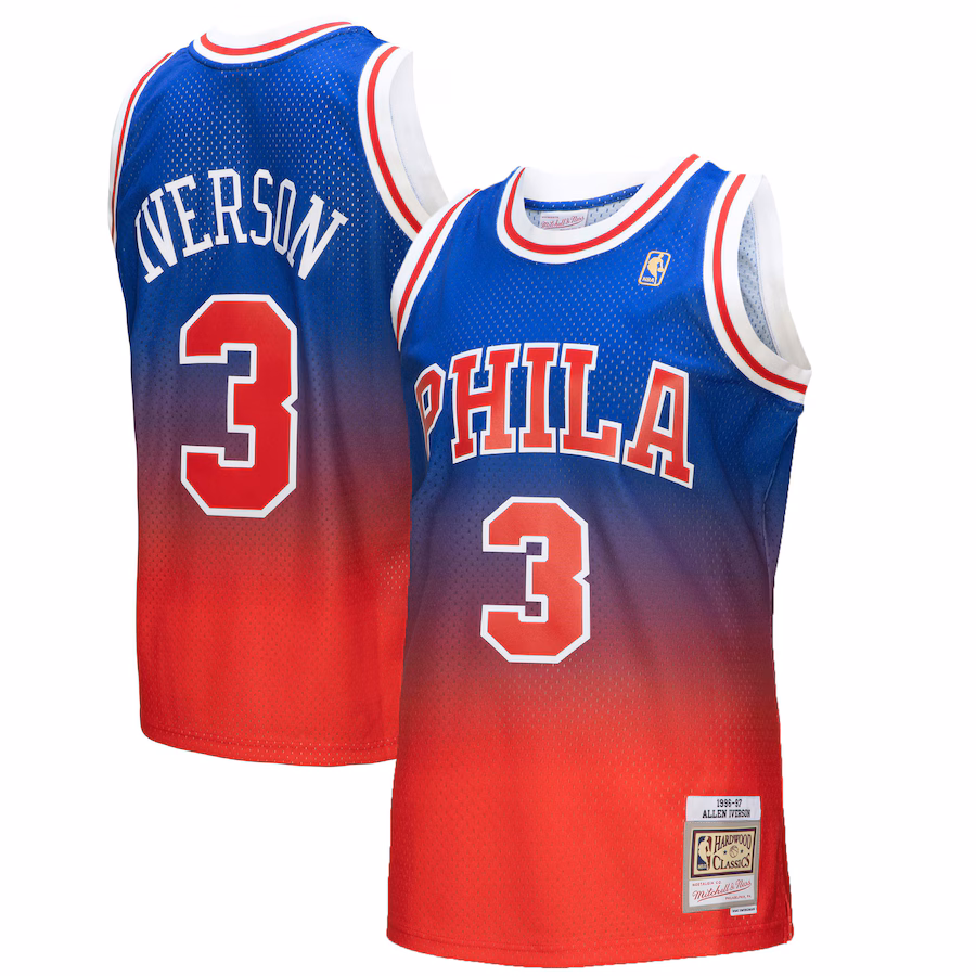 Allen Iverson Philadelphia 76ers Mitchell & Ness 1996/97 Classic Swingman Jersey