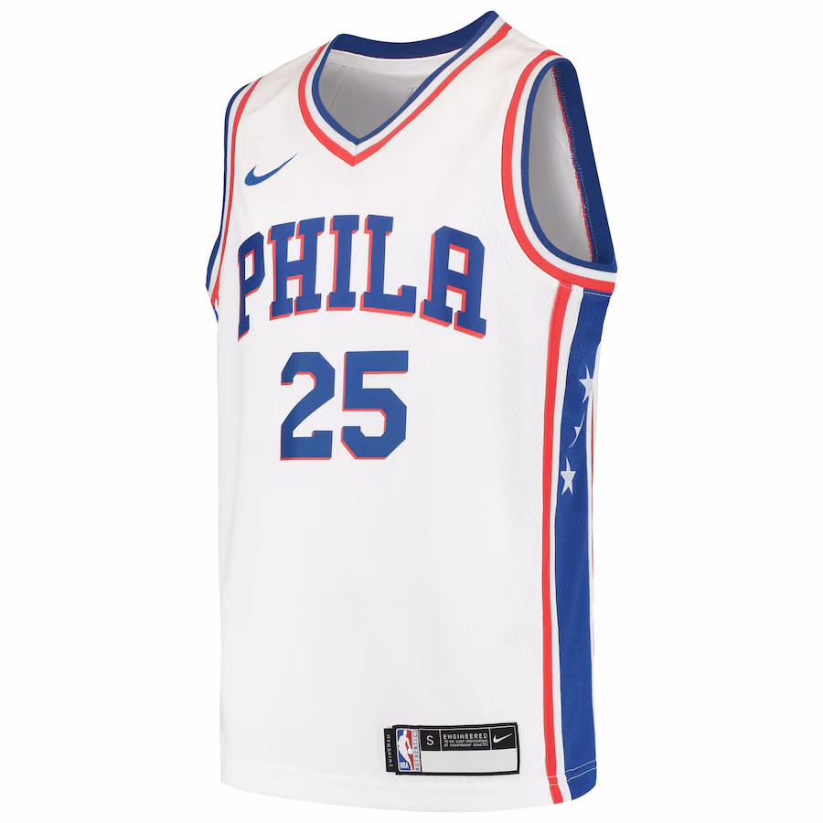 Ben Simmons Philadelphia 76ers Youth Swingman Jersey - White