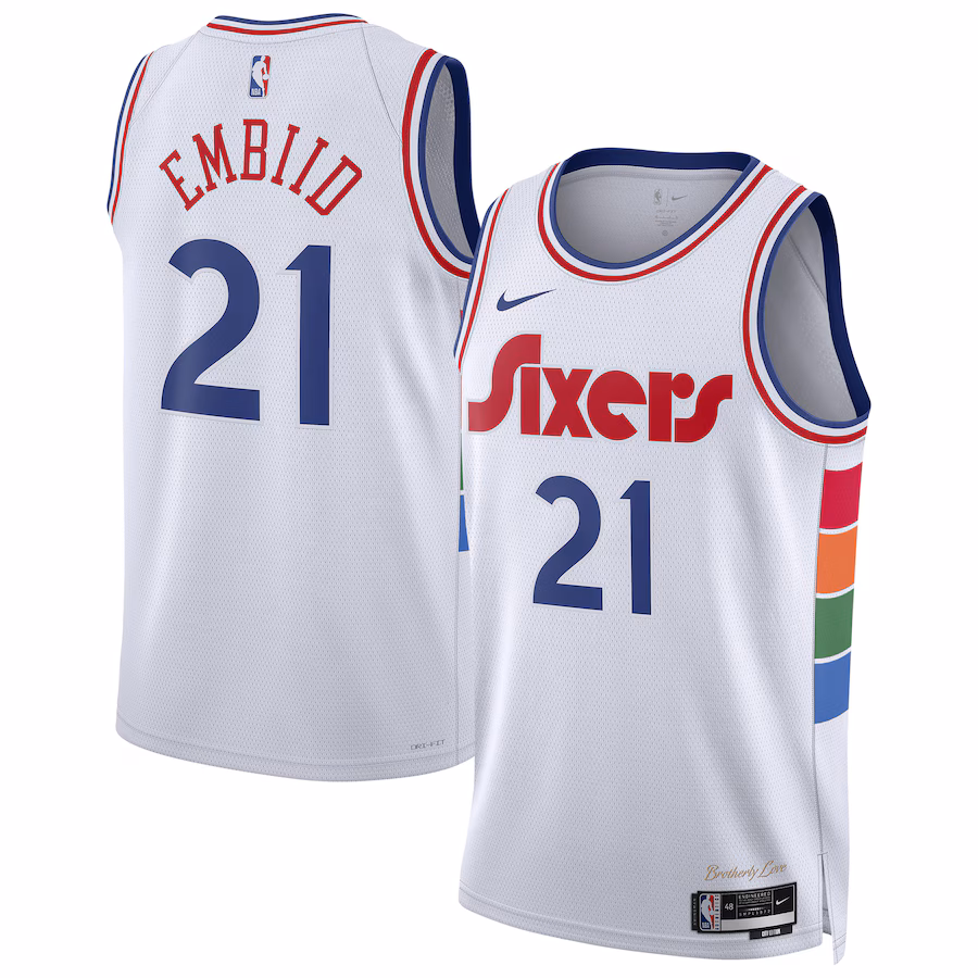 Joel Embiid Philadelphia 76ers 2024-25 City Edition Unisex Jersey
